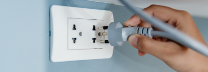 What happens if water gets in an electrical outlet